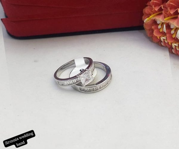 Mo Wedding band Set