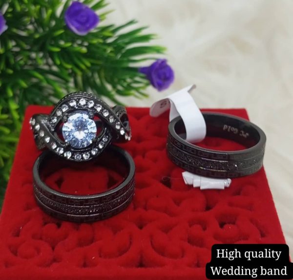 Mo Wedding band Set