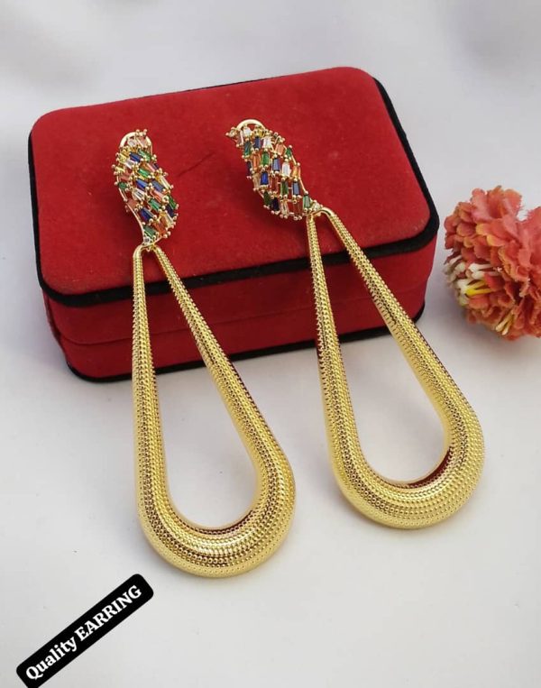 Opulent Bloom Gold Earrings