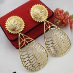 Elite Curve Gold Earrings