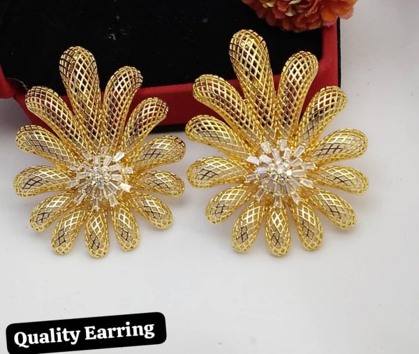 Signature Gold Statement Earrings